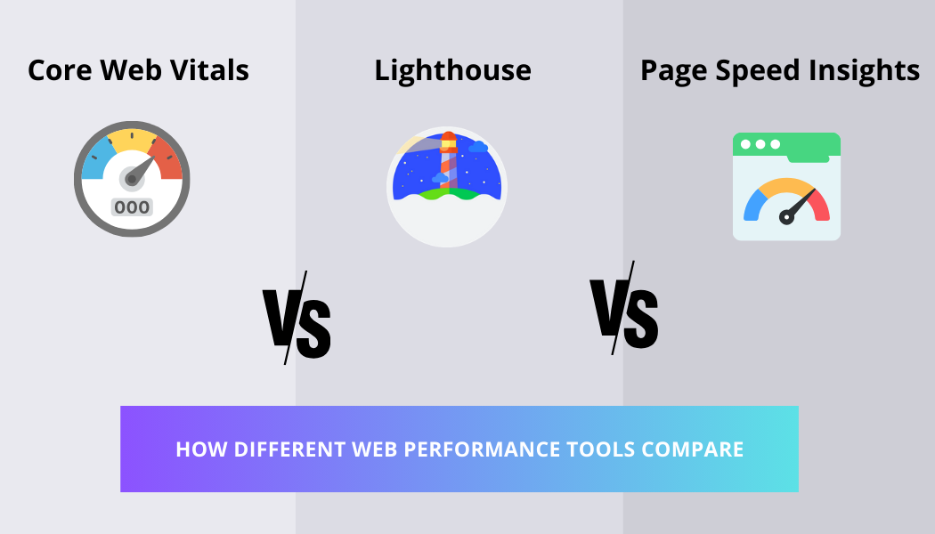 Guide: Core Web Vitals vs Lighthouse vs Page Speed Insights